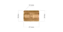 Piduritoru liide 2XM10X1 L=24 sw14
