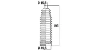 Roolilati tolmukate 15 x 49 x 193