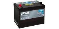 EXIDE 75AH 630A PRE 260X170X222 +/-