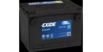EXIDE 70AH 740A 260X180X186 EXCELL +/-