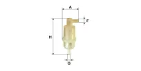Kütusefilter 90 ° WIX