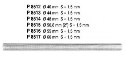 PERFOREERITUD TORU 1 m,  48 mm, S 1,5 mm