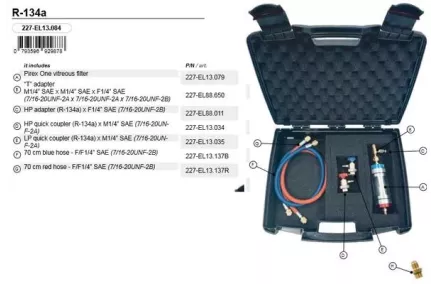 Visuaalne knotrollkomplekt R134a