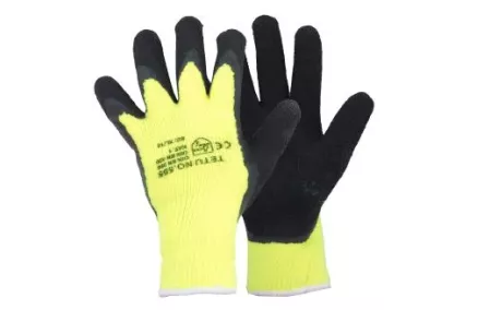 Latekssõrmikud voodriga kollased 9