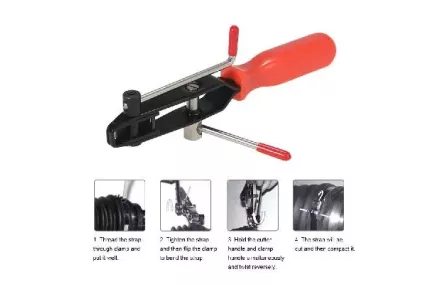 Veovõlli kaitsekummi klambritangid lõikuriga