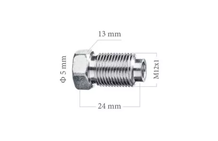 Piduritoru otsik M12X1 L=24,0 sw13