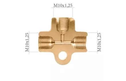Piduritoru T-liide 10x1,25