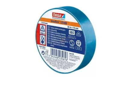 PVC isoleerteip Tesa 20mx19mm sinine