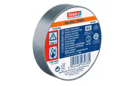 PVC isoleerteip Tesa 20mx19mm hall