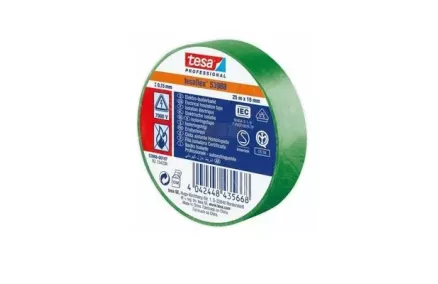 PVC isoleerteip Tesa 20mx19mm roheline