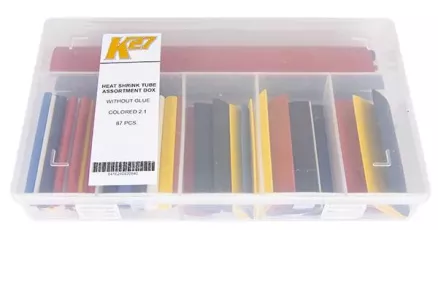 Termorüüside komplekt värvilised 2,4-25,4 mm, ilma liimita