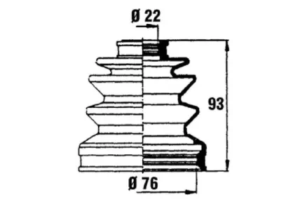DAICO VETOAKSELIN SUOJAKUMI, SISEMPI