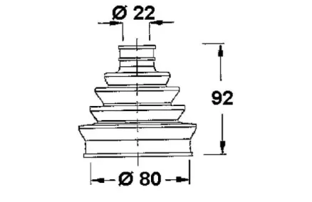 DAICO VETOAKSELIN SUOJAKUMI, ULOMPI