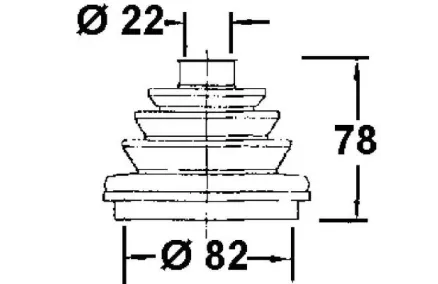 DAICO VETOAKSELIN SUOJAKUMI, ULOMPI