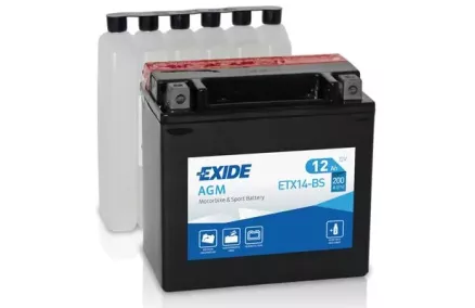 EXIDE 12V MF 12Ah 200A(EN) 150x87x145 +/-