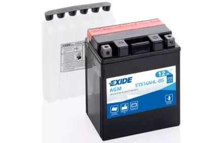 EXIDE 12V MF 12Ah 200A(EN) 134x89x164 -/+