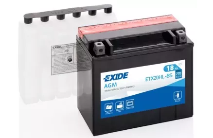 EXIDE 12V MF 18Ah 270A(EN) 175x87x155 -/+