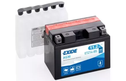 EXIDE 12V MF 11,2Ah 205A(EN) 150x87x110 +/-