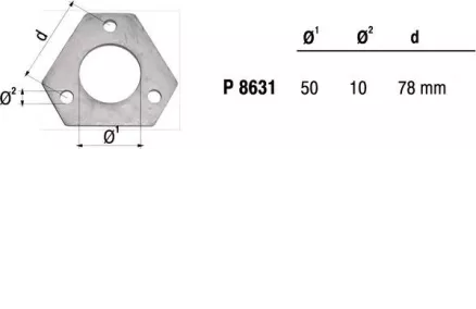 FLANTS  50 mm 3 POLTI