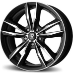 Reds Reds Fast Matt Black polished 6,5x16 5x108 ET40 CB72,3 60° 620 kg