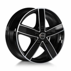 Avus Avus AC-V51 Black Polished 7x17 5x108 ET45 CB65,1 Flat 1250 kg