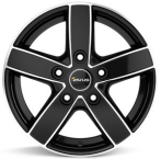 Avus Avus AC-V51 Black Polished 7x17 5x114.3 ET45 CB66,1 60° 1250 kg