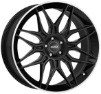 DOTZ Dotz LongBeach dark Black/polished lip 9,5x22 5x112 ET40 CB70,1 60° 1045 kg