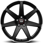 MOMO Momo Seven Matt Black polished 8,5x19 5x112 ET42 CB72,3 60°