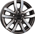BORBET Borbet CW5 mistral anthracite glossy polished 6x16 5x130 ET68 CB78,1 60° 1400 kg
