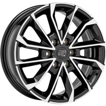 MSW 42 Van Gloss Black Full Polished 6,5x17 6x130 ET54 CB84,1 R14 1250 kg