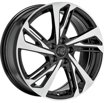 MSW 60 Gloss Black Full Polished 8x18 5x112 ET40 CB57,1 R13 725 kg