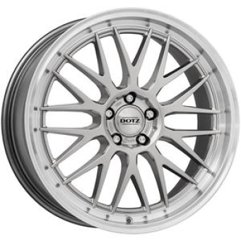 Dotz Bilbao Silver/polished lip 8x18 5x112 ET40 CB66,6 R13 750 kg