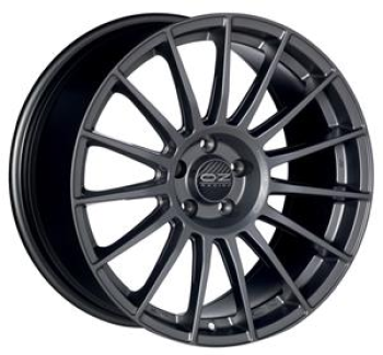 OZ Racing Superturismo LM Matt Graphite Silver Lettering 7,5x17 5x112 ET50 CB75,0 R12 650 kg