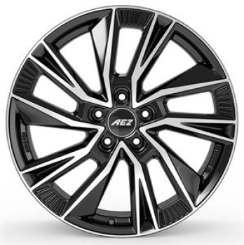 AEZ Havanna dark Black/polished 8x20 5x114.3 ET40 CB71,6 60° 920 kg