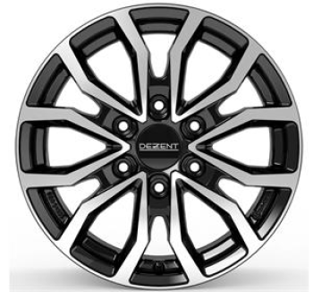 Dezent KC dark Black/polished 6,5x16 6x139.7 ET55 CB93,1 60° 1350 kg