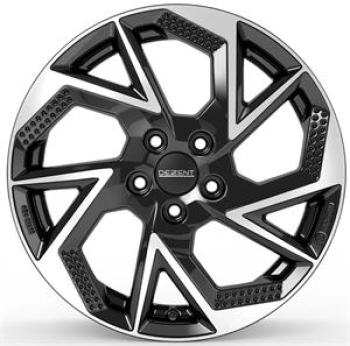 Dezent AP dark Black/polished 7,5x18 5x108 ET44 CB65,1 Flat 725 kg