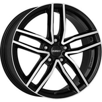 Dezent TR dark Black/polished 7x17 5x100 ET35 CB57,1 R13 730 kg