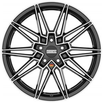 Fondmetal Thoe Glossy Black Machined 8x19 5x120 ET29 CB72,6 60° 775 kg