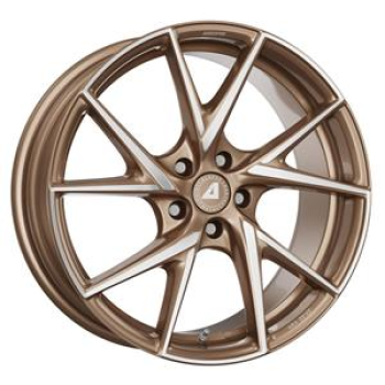 Alutec ADX.01 metallic-bronze frontpolished 7,5x18 4x100 ET45 CB63,3 60° 635 kg