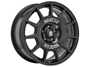 Sparco Terra Matt Black White Lettering 8x18 5x120 ET45 CB65,1 R14 860 kg