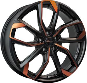 RC Design RC34 Black Orange Matt (BOM) 8x19 5x112 ET45 CB57,1 R13 800 kg