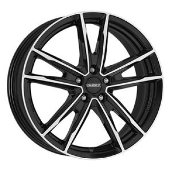 Dezent KF dark Black/polished 7,5x18 5x114.3 ET45 CB67,1 60° 725 kg
