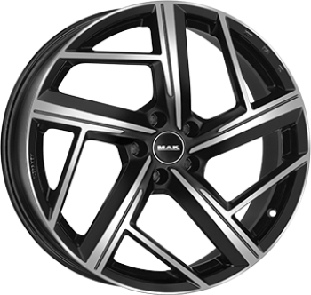 MAK Qvattro Black Mirror 8,5x19 5x112 ET38 CB66,6 R13 910 kg